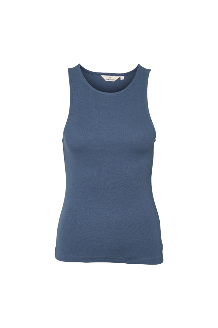 Basic Apparel Ludmilla Top Tops & tank-tops 421 Vintage Indigo